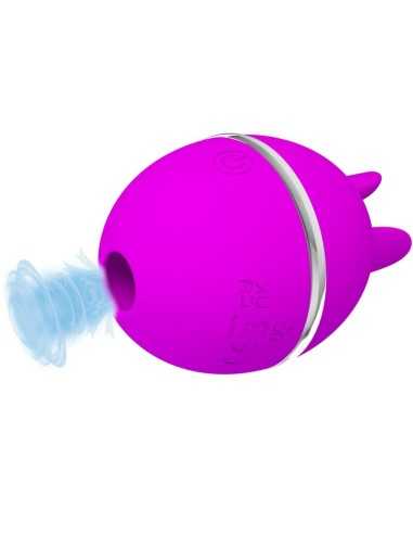 Pretty Love Gemini Ball Purple Round Silicone Vibrator