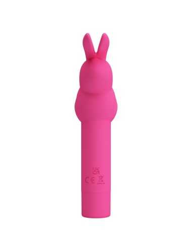 Pretty Love Gerardo Fuschia Rabbit Silicone Vibrator