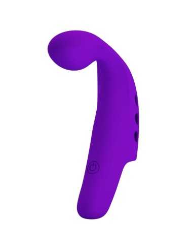 Pretty Love Gorgon Purple Rechargeable Finger Vibrator