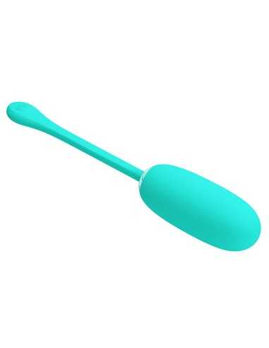 Pretty Love Julius Waterproof-Rechargeable Vibrating Egg Aqua Green