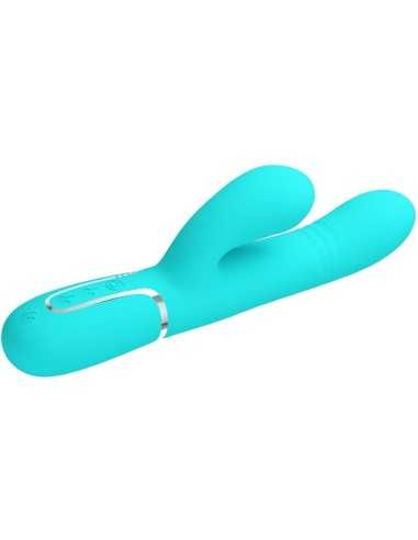 Pretty Love Multifunction G-Spot Vibrator Aqua Green