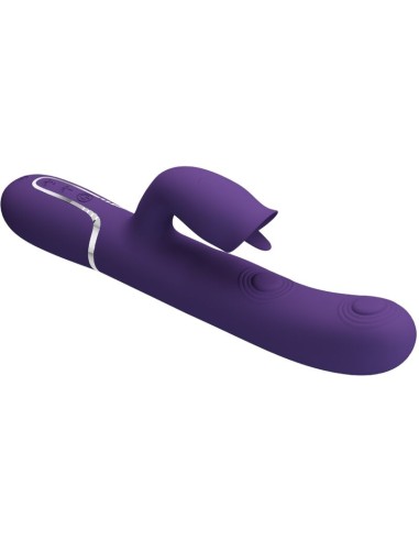 Pretty Love Rabbit Vibrator With Licking Purple