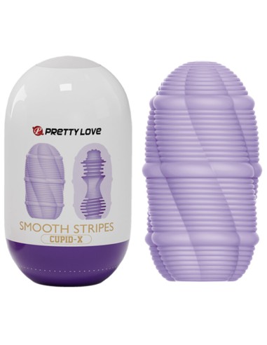 Pretty Love Smooth Stripes Cupid Masturbator Egg