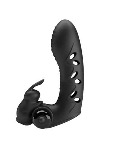 Pretty Love Vance Black Rabbit Vibrator Finger Cover