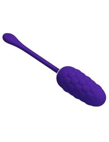 Pretty Love Vibrating Egg With Purple Rechargeable Marine Texture