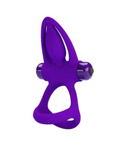 Pretty Love Vibrator Ring 10 Vibrations Violet Silicone