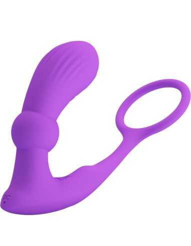 Pretty Love Warren Violet Anal Ring & Vibrator