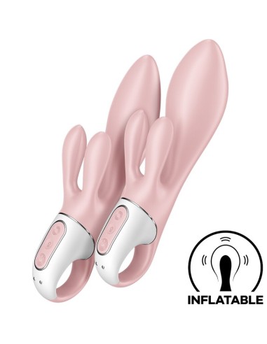 Satisfyer Air Pump Bunny 3 Inflatable Rabbit Vibrator Pink