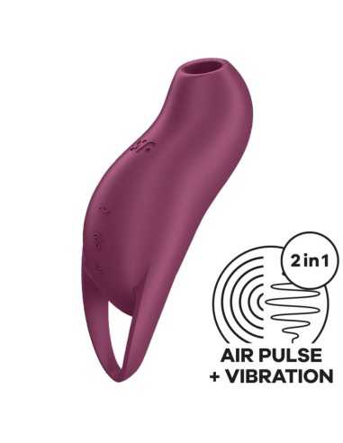 Satisfyer Pocket Pro 1 Clitoris Stimulator Garnet