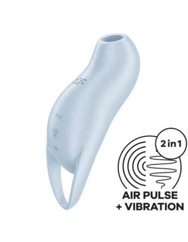 Satisfyer Pocket Pro 1 Clitoris Stimulator Light Blue