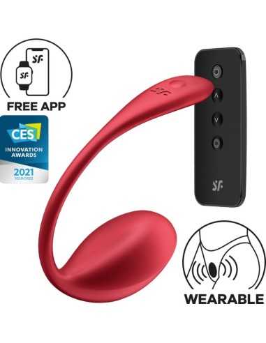 Satisfyer Shiny Petal Estimulador Punto G Control Remoto Rojo App Gratuita - MySexyShop (ES)