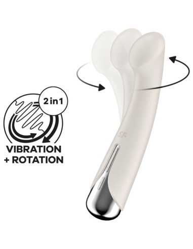 Satisfyer Spinning G-Sport 1 Rotator Vibrator Beige