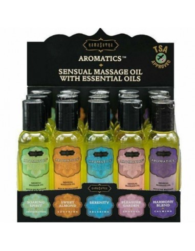 Kamasutra 15 massage oils + display box | MySexyShop