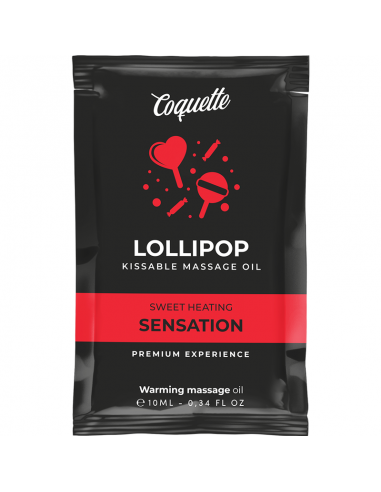 Coquette Lollipop olio da massaggio sensazione di riscaldamento