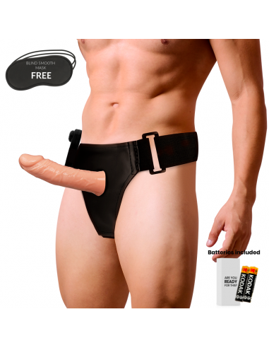 Harness attraction benny strap-on hollow extender vibrator 15 x 4.5 cm | MySexyShop (PT)