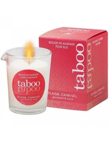 Taboo candle massage woman plaisir charnel smell cacaco flower