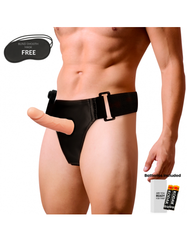 Harness attraction marcos strap-on hollow extender vibrator 15 x 5 cm - MySexyShop (ES)