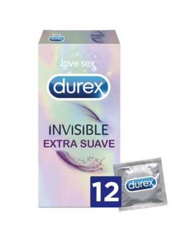 Durex invisible extra thin 12 uds | MySexyShop (PT)