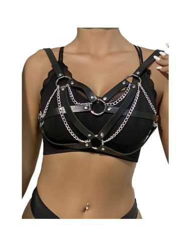 Subblime 953713 Cinturón De Bondage Punk Hebilla Metal Negro Talla Única - MySexyShop (ES)