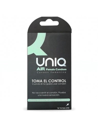 Uniq air female condom 3 units | MySexyShop (PT)