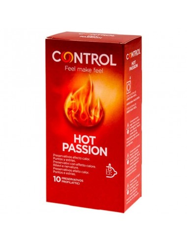 Control Hot Passion Preservativos Efecto Calor 10 Unidades -