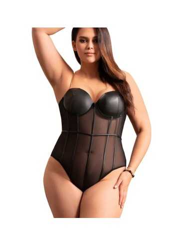 Subblime Body Con Bretelle A Catena Nera L/Xl