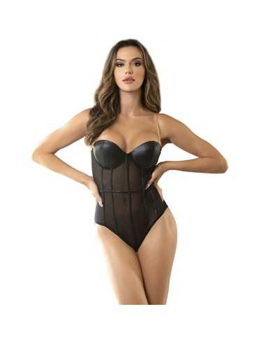 Subblime Body Con Bretelle A Catena Nera S/M