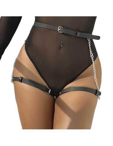 Subblime Arnés Forma Cinturon Cuero Negro Talla Única - MySexyShop (ES)