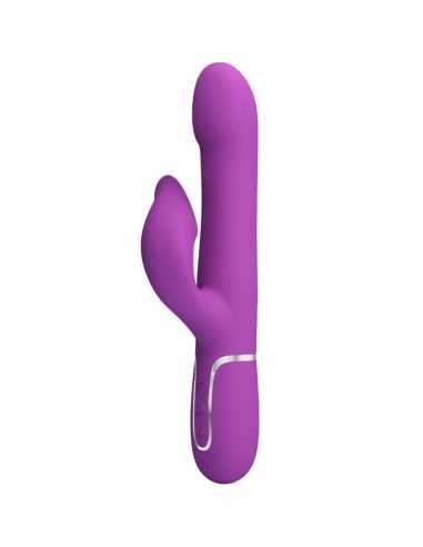 Pretty Love 4 In 1 Multifunction Vibrator & Stimulator Purple