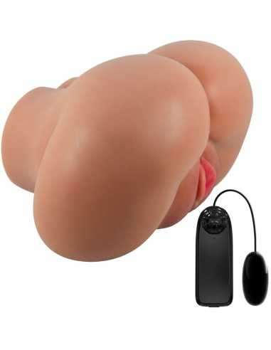 Crazy Bull Luna Vibrator Butt With Realistic Vagina And Anus Flesh Control Remoto