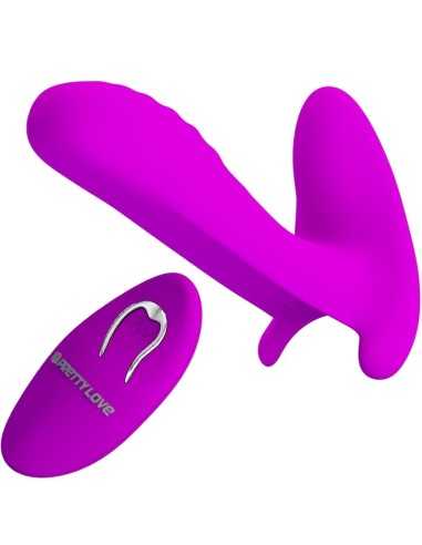 Pretty Love Massager & Vibrator 12 Vibrations Remote Control Purple