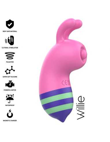 Intense Willie Stimulator Bee Pink/Green