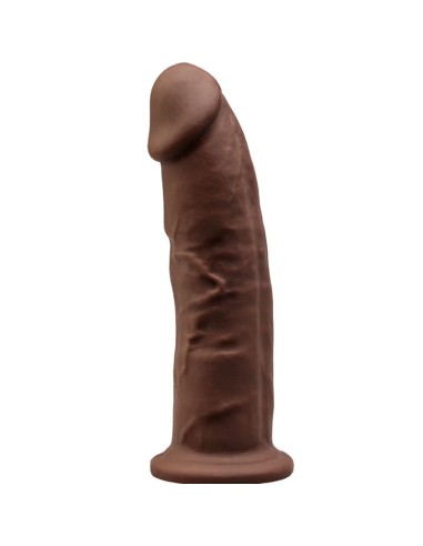 Silexd Model 2 Realistic Penis Premium Silexpan Silicone Brown 23 Cm