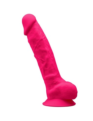 Silexd Model 1 Realistic Penis Premium Silexpan Silicone Fuchsia 23 Cm