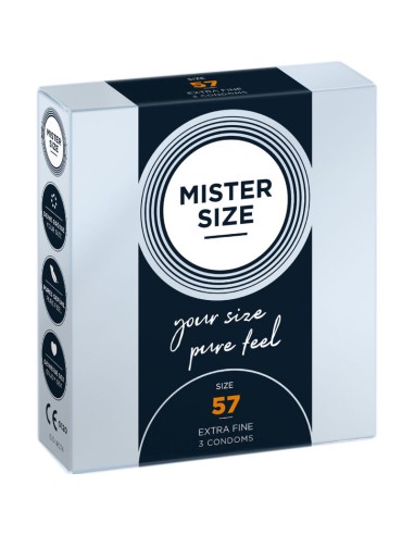 Mister Size Condom Size L 57 Mm (3 Units)