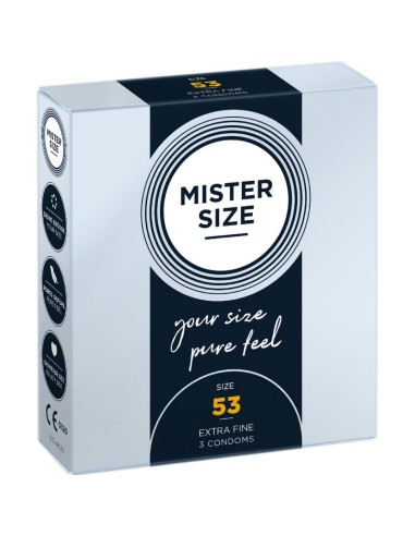 Mister Size Condom Size M 53 Mm (3 Units)