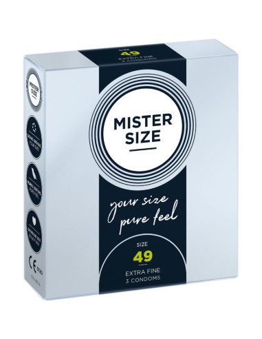 Mister Size Condom Size S 49 Mm (3 Units)