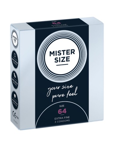 Mister Size Condoms Size Xxl 64 Mm (3 Units)