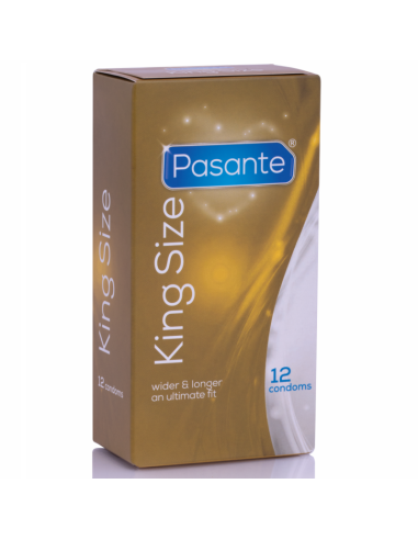 Pasante Condoms King Ms Long And Width 12 Units