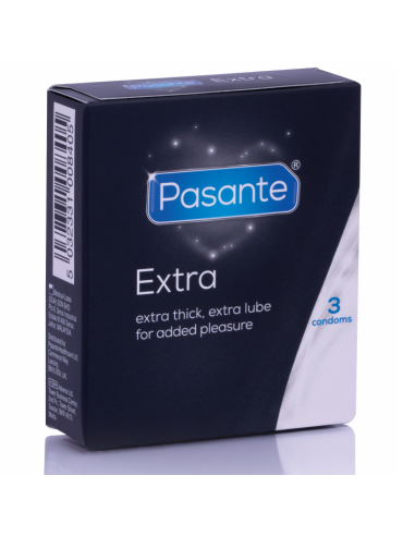 Pasante Extra Condom Extra Thick 3 Units