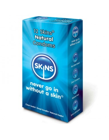 Skins Préservatif Naturel Pack 12 - MySexyShop
