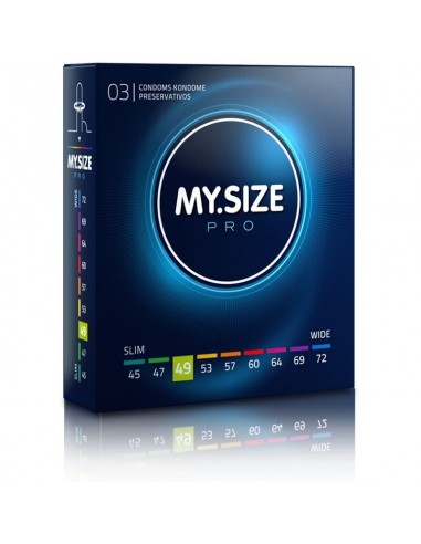 My Size Pro Preservatifs 49 Mm 3 Unites - MySexyShop