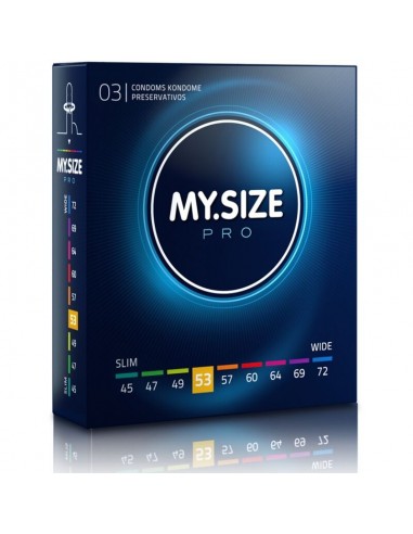 My Size Pro Preservatifs 53 Mm 3 Unites - MySexyShop