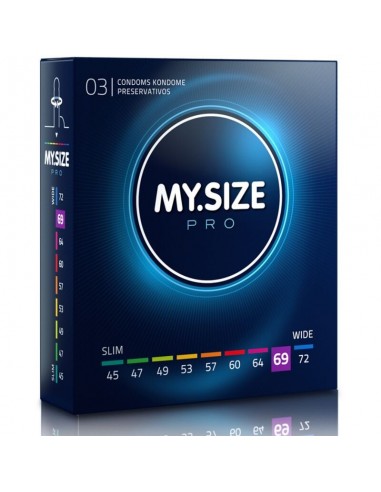 My Size Pro Preservatifs 69 Mm 3 Unites - MySexyShop