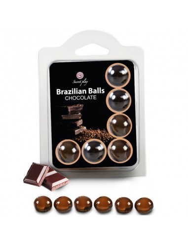 Secretplay set 6 brasilians balls chocolate - MySexyShop.eu