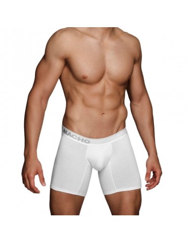 Male Mc087 Boxer Long Blanc Taille S - MySexyShop