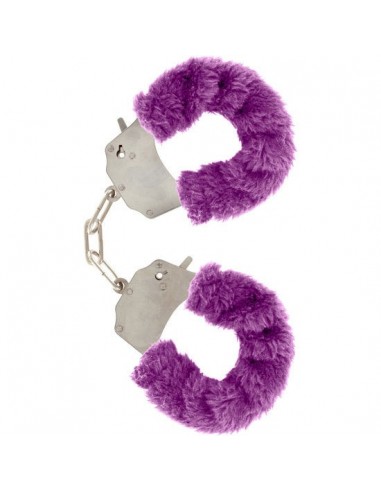 Furry fun cuffs bondage purple