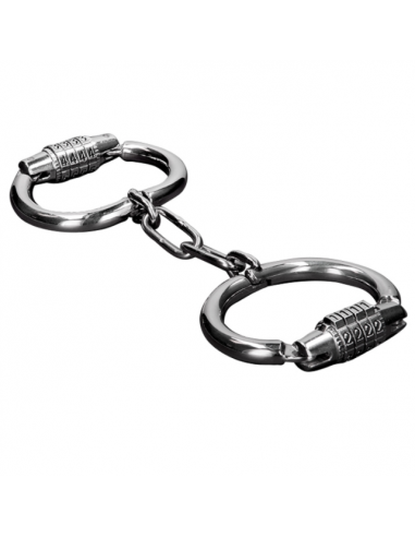 Metal hard handcuffs with combination lock | MySexyShop