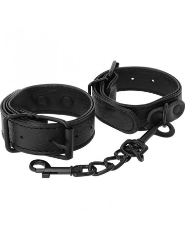Dark Ness Textured Thin Handcuffs - MySexyShop
