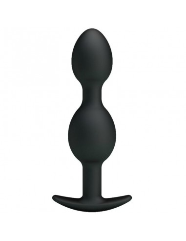 Pretty love bottom silicone anal balls 12.5 cm black |